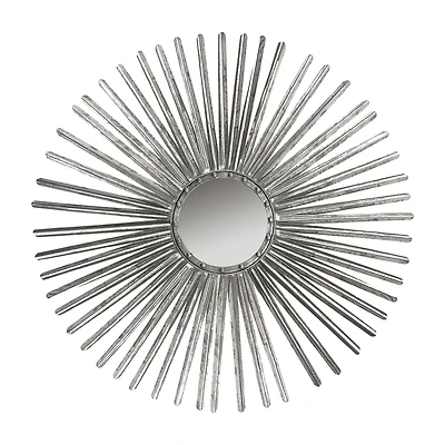 Safavieh Shanira Silver Wall Mount Sunburst Wall Mirror