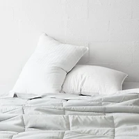 Casual Comfort 2-Pack Plush Down-Alternative Cooling Gel Fiber Bed Pillow Set