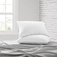 Casual Comfort 2-Pack Plush Down-Alternative Cooling Gel Fiber Bed Pillow Set