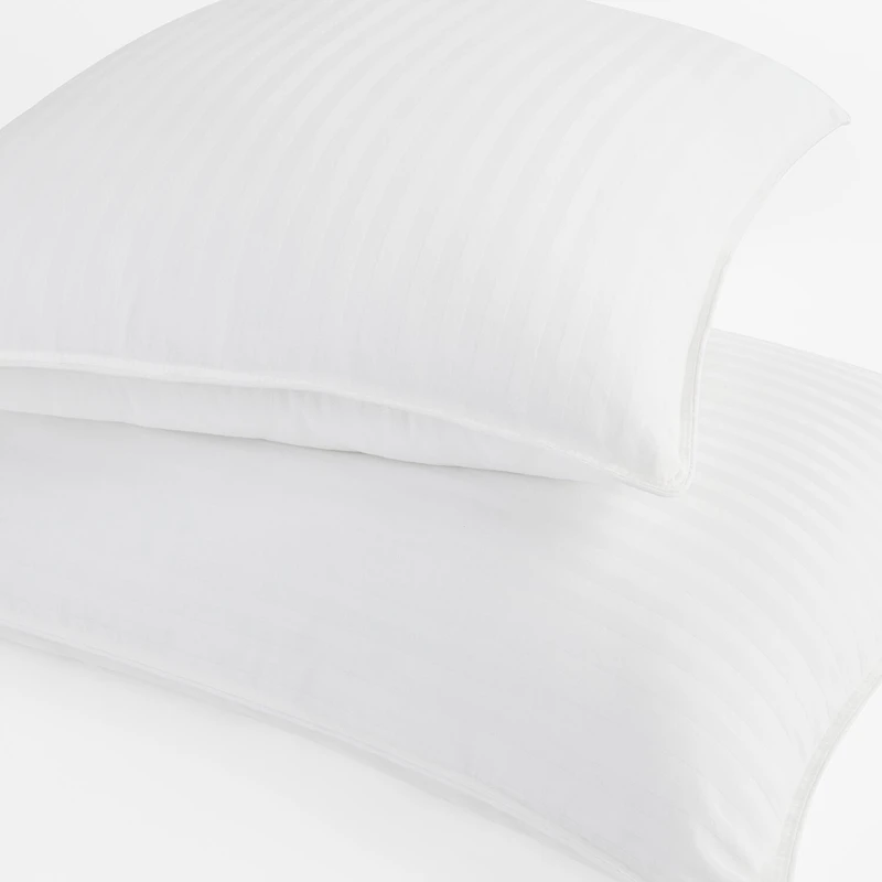 Casual Comfort 2-Pack Plush Down-Alternative Cooling Gel Fiber Bed Pillow Set