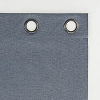 Sun Zero Channing Grommet Top Energy Saving 100% Blackout Single Curtain Panel
