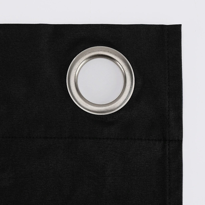 Sun Zero Cyrus Grommet Top Energy Saving 100% Blackout Single Curtain Panel