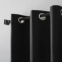 Sun Zero Cyrus Grommet Top Energy Saving 100% Blackout Single Curtain Panel