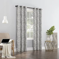 Sun Zero Parrish Grommet Top Energy Saving 100% Blackout Single Curtain Panel