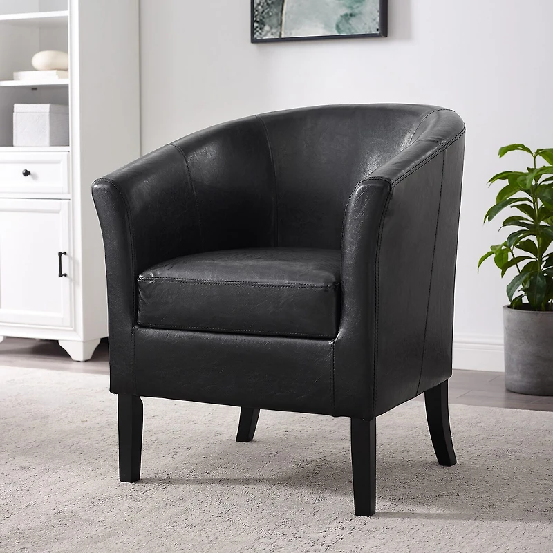 Linon Simon Living Room Collection Club Chair