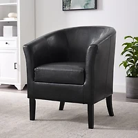 Linon Simon Living Room Collection Club Chair