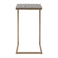 Linon Popson Living Room Collection Storage C Table