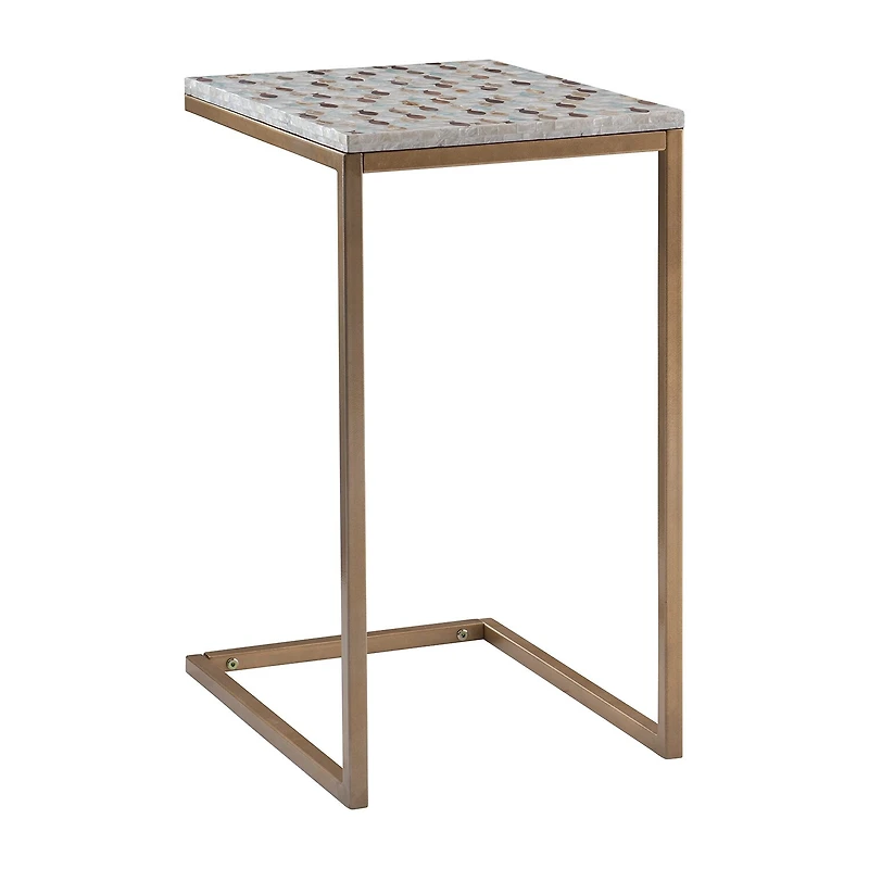 Linon Popson Living Room Collection Storage C Table