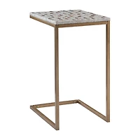 Linon Popson Living Room Collection Storage C Table