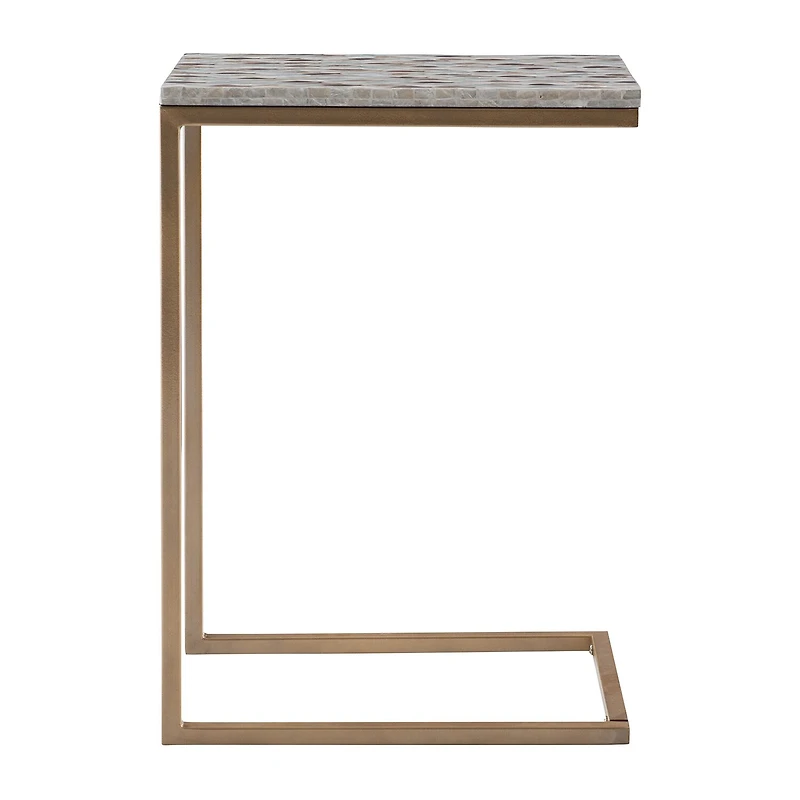 Linon Popson Living Room Collection Storage C Table