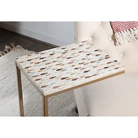 Linon Popson Living Room Collection Storage C Table