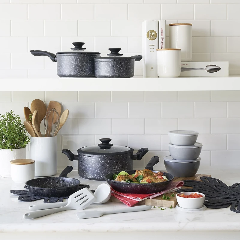 Brooklyn Steel Milky Way 24-pc. Non-Stick Cookware Set