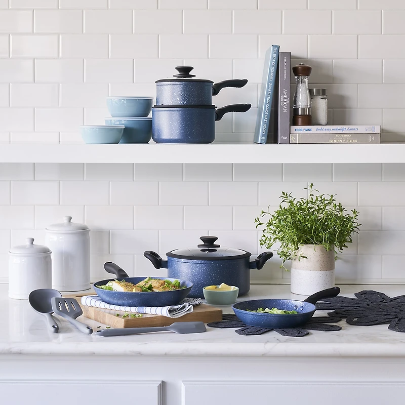 Brooklyn Steel Milky Way 24-pc. Non-Stick Cookware Set