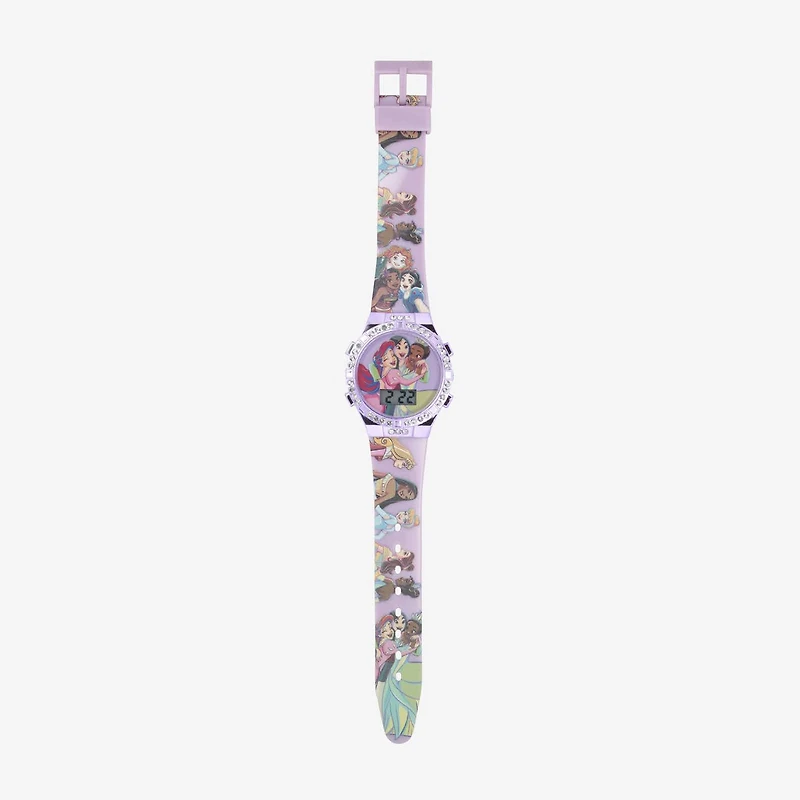 Disney Princess Unisex Digital Multicolor Strap Watch Pn4486