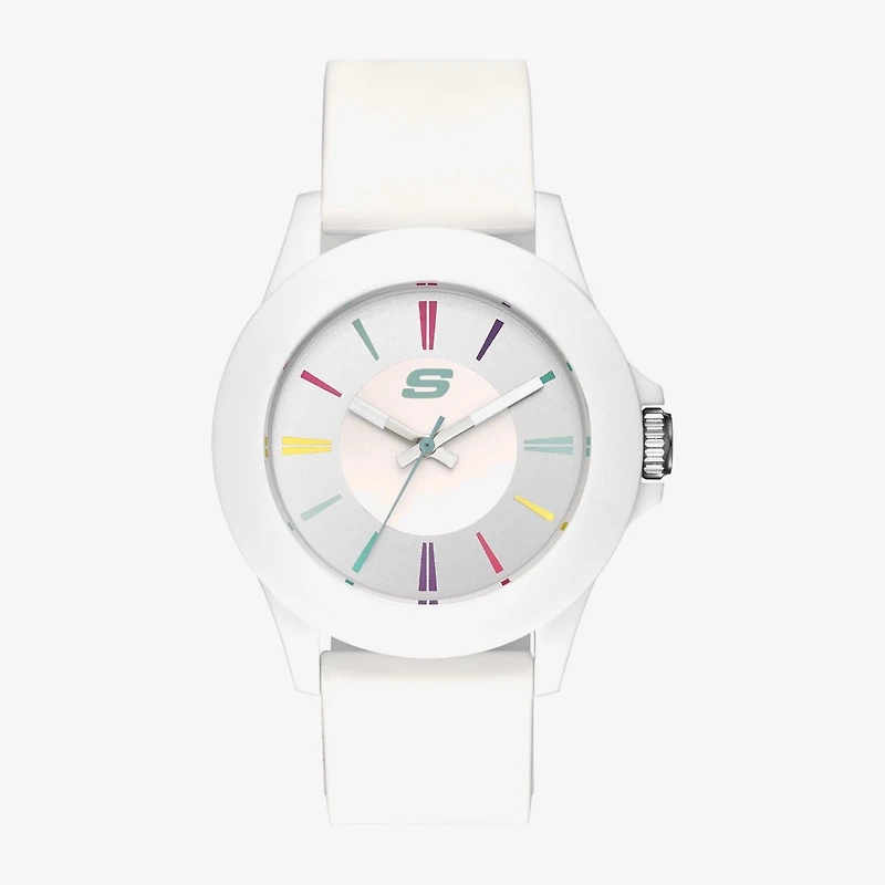 Skechers Rosencrans Midsize Womens White Strap Watch Sr6080