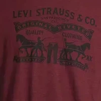 Levi's® Vellum Mens Crew Neck Short Sleeve Regular Fit Graphic T-Shirt