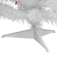 Northlight Slim White Artificial Pink Lights 3 Foot Pre-Lit Pine Christmas Tree