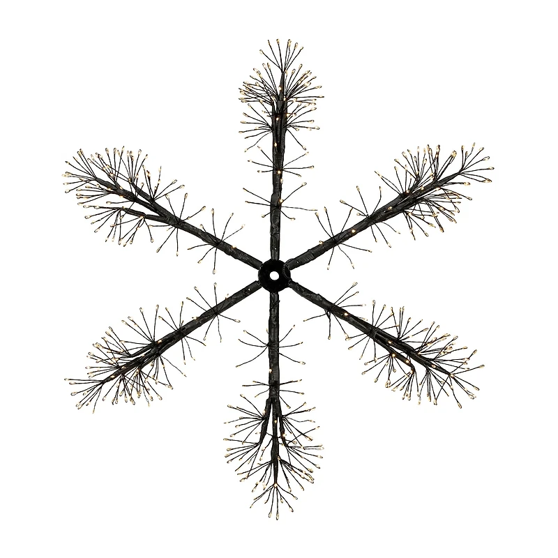 Northlight 24" Led Snowflake Decoration Warm White String Lights