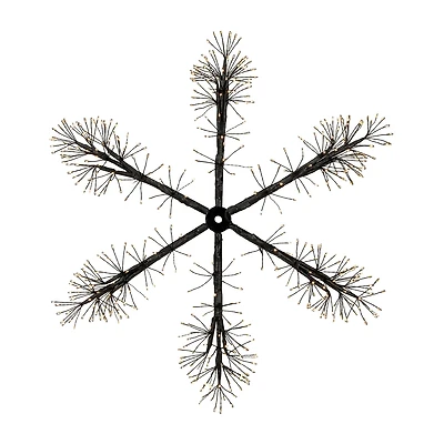 Northlight 24" Led Snowflake Decoration Warm White String Lights