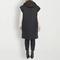 White Mark Womens Lightweight Plus Puffer Vest
