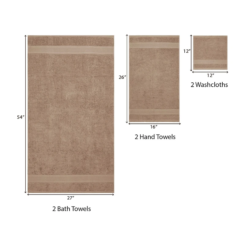 Trident ™ Soft Comfort 100% Cotton Airrich Towel Set