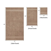 Trident ™ Soft Comfort 100% Cotton Airrich Towel Set