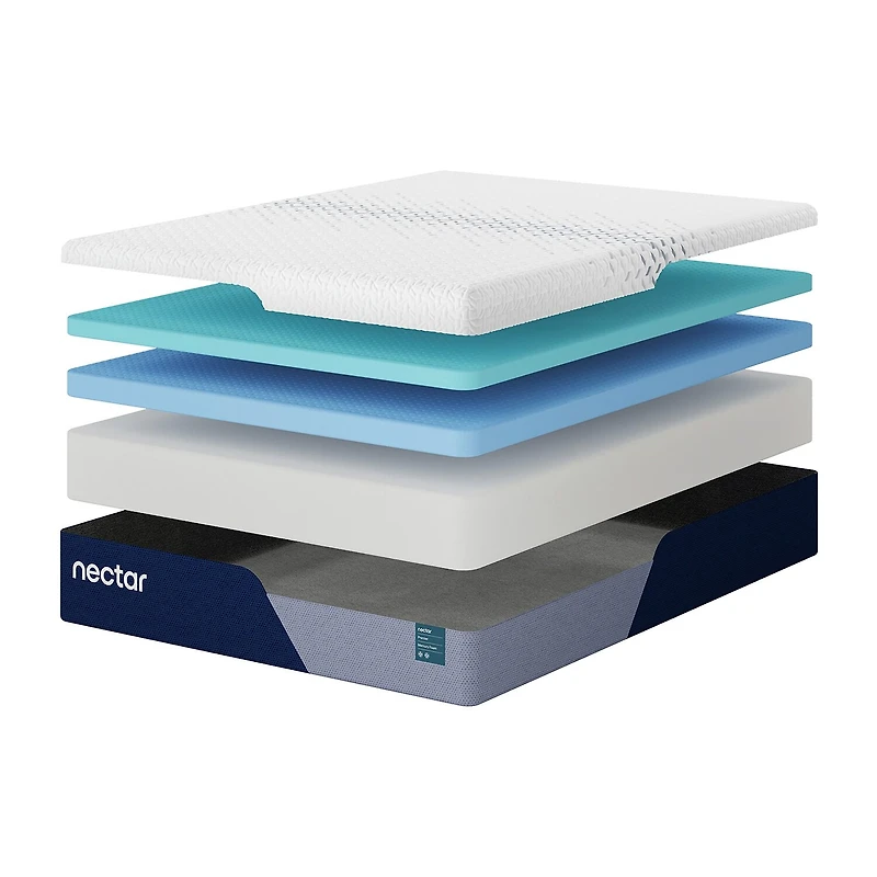 Nectar Premier Memory Foam 5.1 13" Firm - Mattress a Box