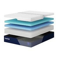 Nectar Luxe Memory Foam 5.1 14" Plush - Mattress a Box
