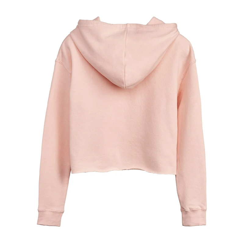 Peanuts Snoopy Light Cropped Hoodie Womens Long Sleeve