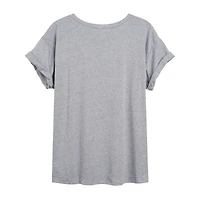 Peanuts Fa La Tee Womens Crew Neck Short Sleeve Graphic T-Shirt