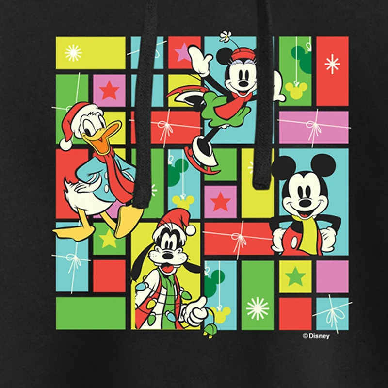 Mickey and Friends Cropped Hoodie Womens Long Sleeve