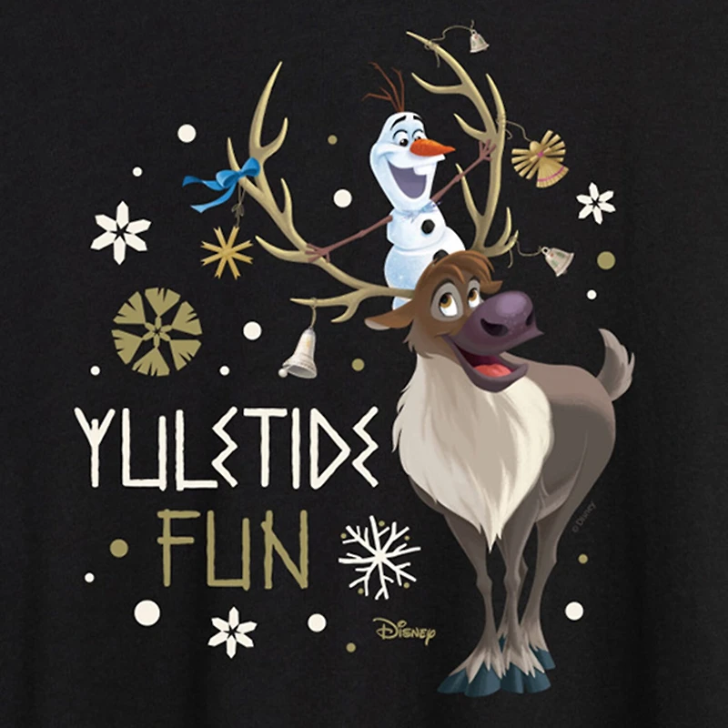 Frozen Sven Yulletide Fun Tee Womens Crew Neck Short Sleeve Graphic T-Shirt