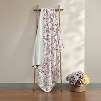 Laura Ashley Reversible Coco Plush Throw