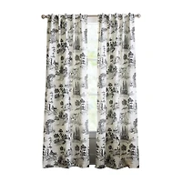 Martha Stewart Village Back Tab Blackout Set of 2 Curtain Panel