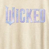 Wicked Sparkle Logo Womens Scoop Neck Short Sleeve Regular Fit Graphic T-Shirt