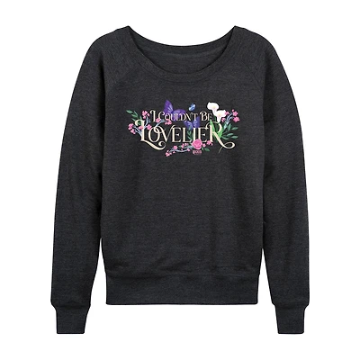 Couldnt Be Lovelier Womens Boat Neck Long Sleeve Wicked Graphic T-Shirt