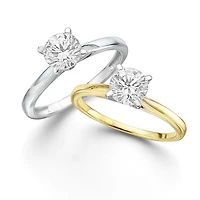 1 CT. Lab-Grown (G / SI2) Diamond Round Solitaire Engagement Ring 10K Gold