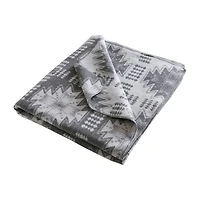 Woolrich Alberta Cotton Blend Jacquard Blanket