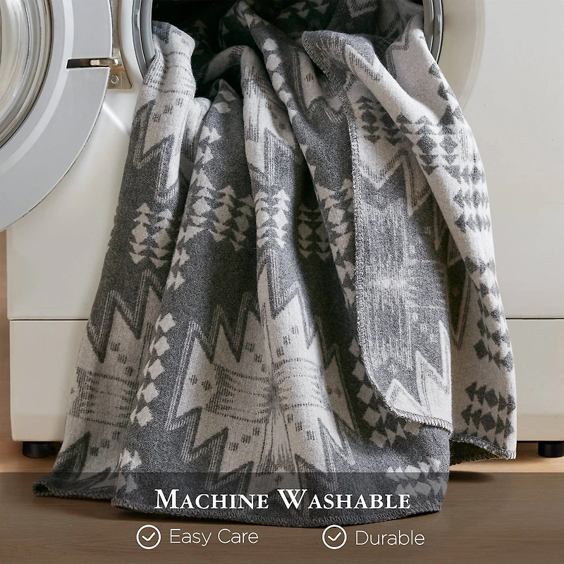 Woolrich Alberta Cotton Blend Jacquard Blanket