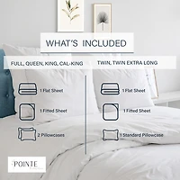 Pontehaven 200 Thread Count Printed Cotton Percale Sheet Set