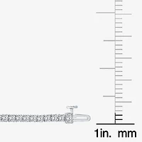 (I,I1) Womens 4 7/8 Ct. T.W. Lab Grown White Diamond 10K Gold Round 8 Inch Tennis Bracelet