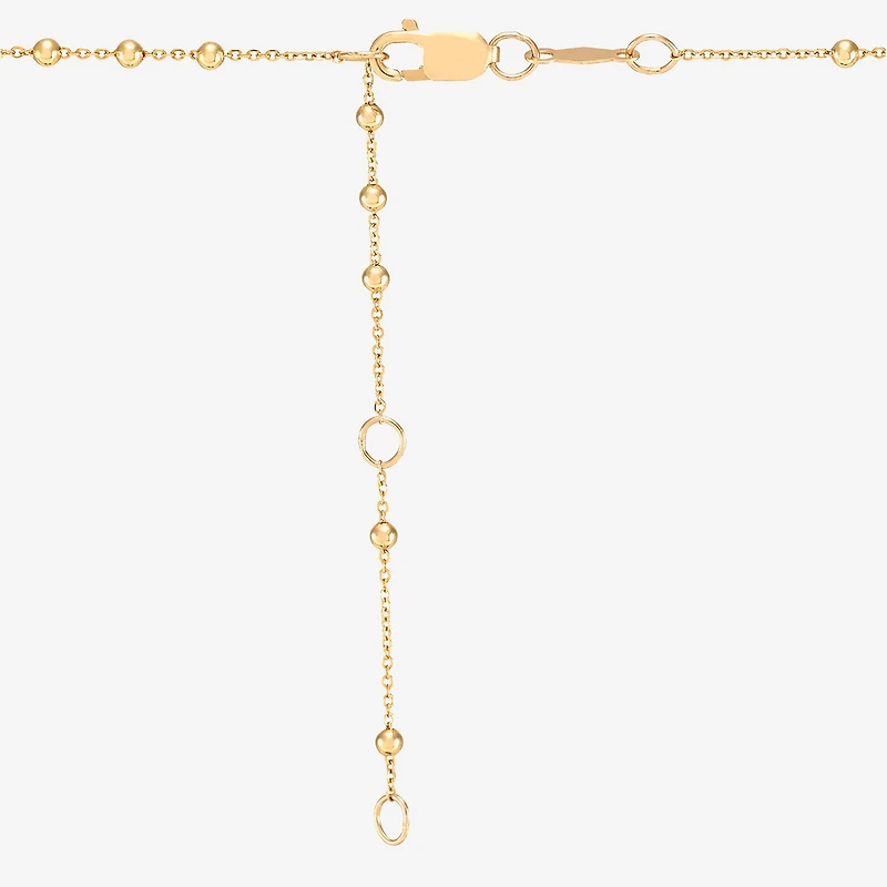 Limited Quantities! Womens 10K Gold Cross 18 Inch Pendant Necklace