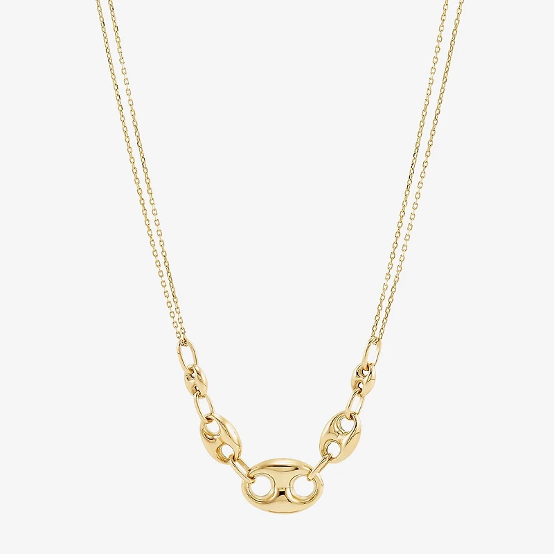 Limited Quantities! Womens 10K Gold 18 Inch Pendant Necklace