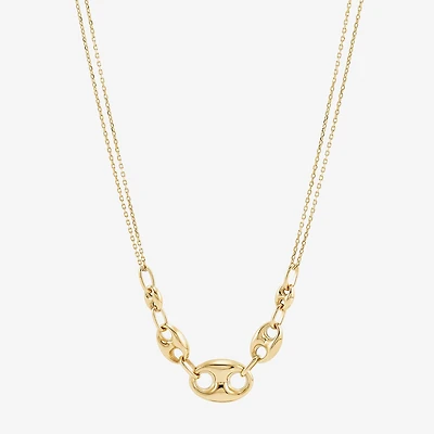 Limited Quantities! Womens 10K Gold 18 Inch Pendant Necklace
