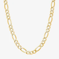 Limited Quantities! Womens 14K Gold Inch Figaro Chain Necklace