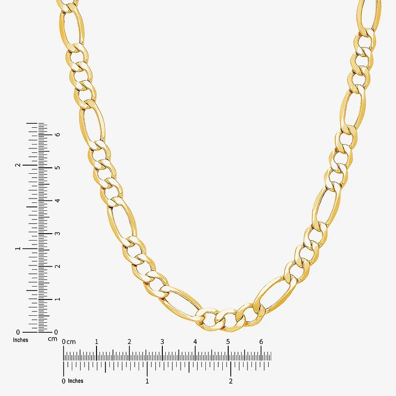 Limited Quantities! Womens 14K Gold Inch Figaro Chain Necklace