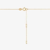 Limited Quantities! Womens 10K Gold Heart 17 Inch Pendant Necklace