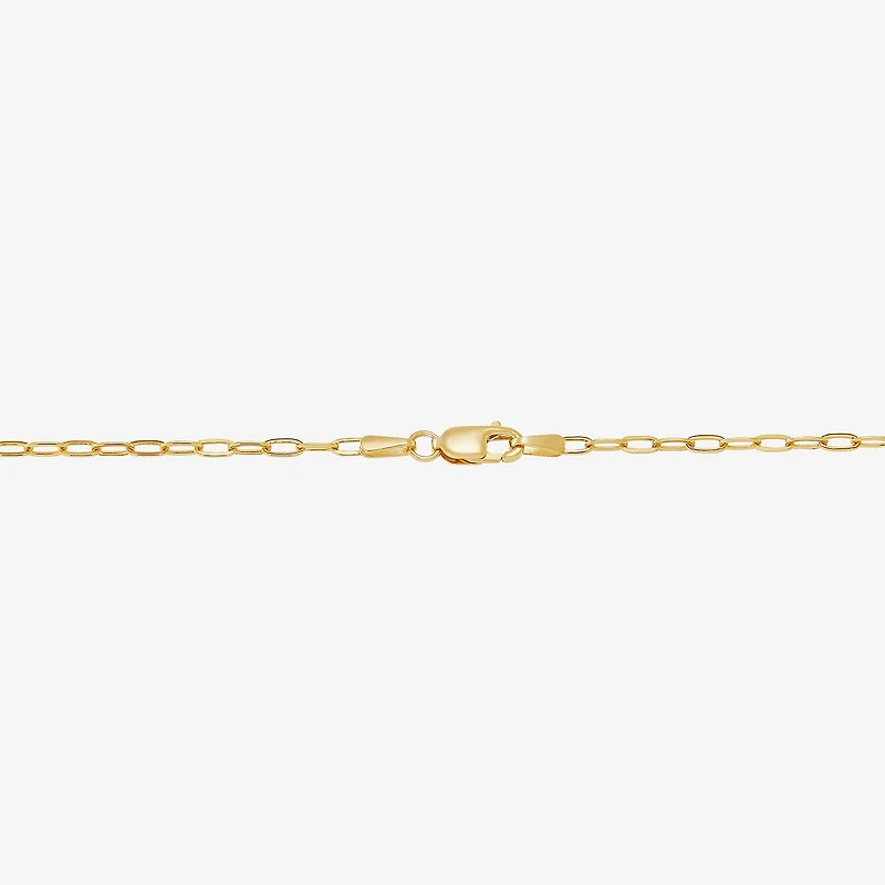 Limited Quantities! Womens 14K Gold 22 Inch Paperclip Chain Necklace