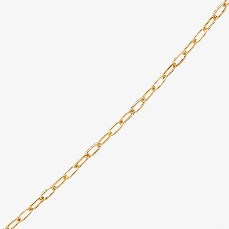 Limited Quantities! Womens 14K Gold 22 Inch Paperclip Chain Necklace