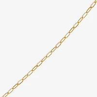 Limited Quantities! Womens 14K Gold 22 Inch Paperclip Chain Necklace